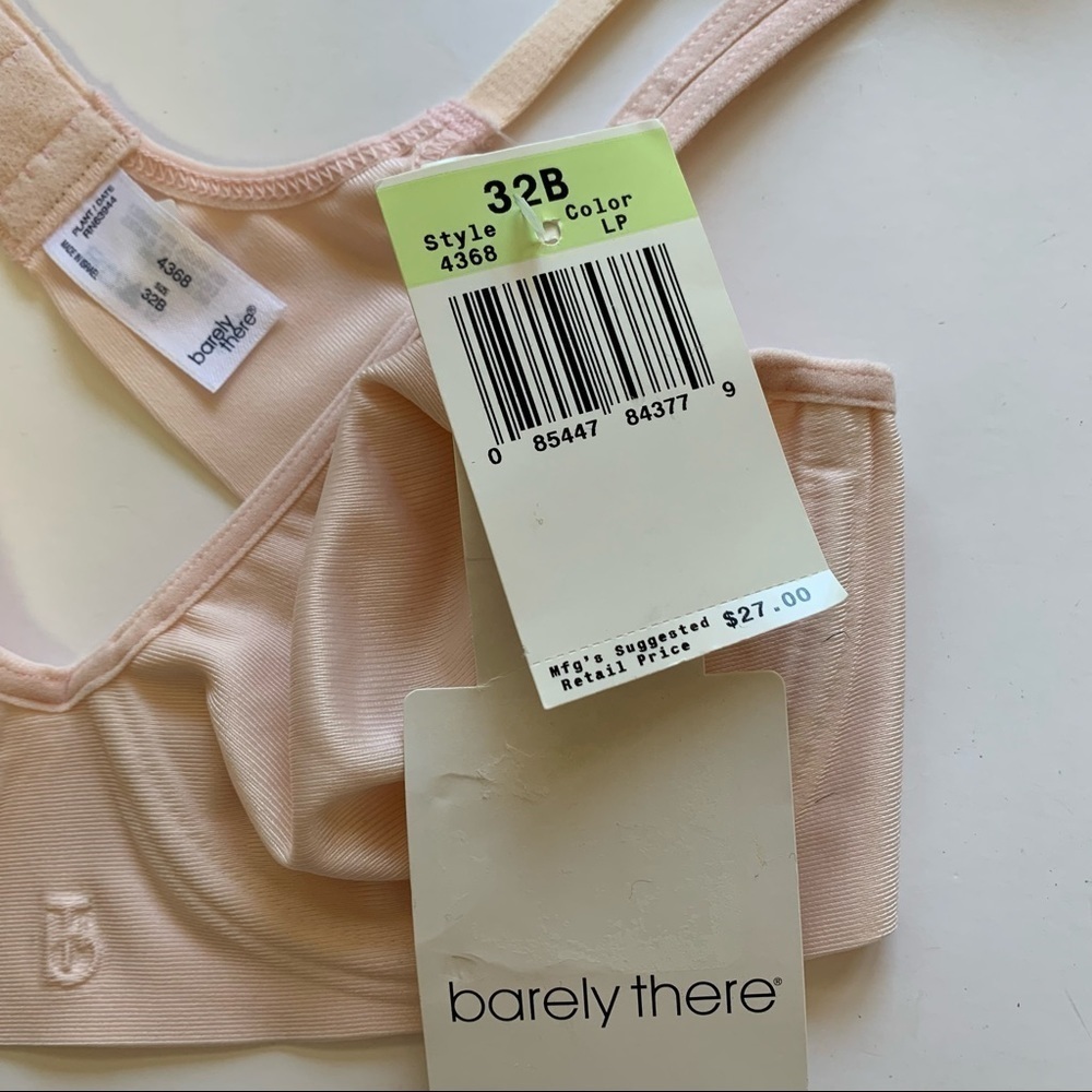 BARELY THERE light pink natural stretchy soft cup underwire bra minimalist - Picture 8 of 8